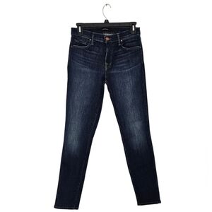 J Brand Capri Mid Rise Dark Blue Skiny Jeans 27‎ Preowned